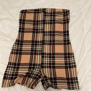 Plaid Romper